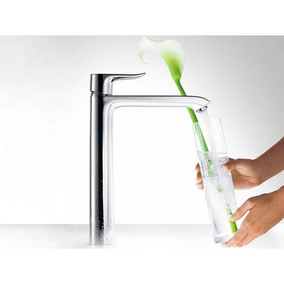 Смеситель для раковины высокий Hansgrohe Metris 200 31183000 - фото 8