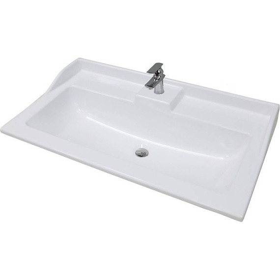 Тумба подвесная с раковиной Акватон Лофт Фабрик 80 см 1A2424K0LTDY0, дуб кантри - фото 10