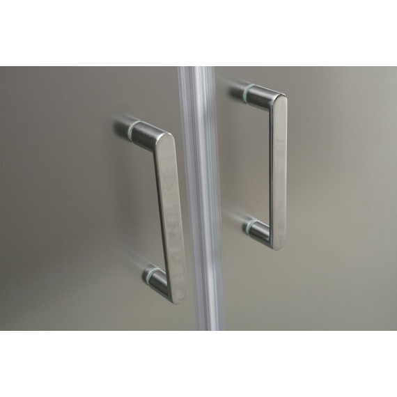 Душевая дверь BelBagno 150-180 см UNIQUE-BF-2-150/180-P-Cr, хром/текстурное - фото 4