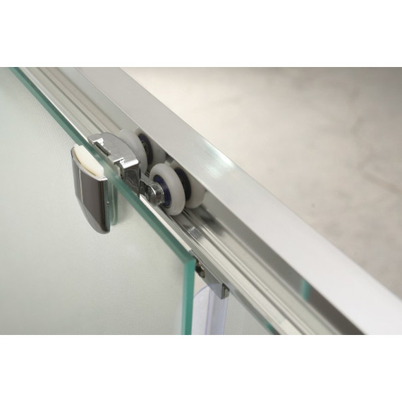 Душевая дверь BelBagno 170-200 см UNIQUE-BF-2-170/200-P-Cr, хром/текстурное - фото 5