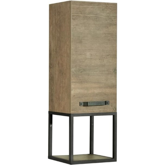 Полка подвесная Акватон Лофт Фабрик 34 см 1A242703LTDY0, дуб кантри - фото 3