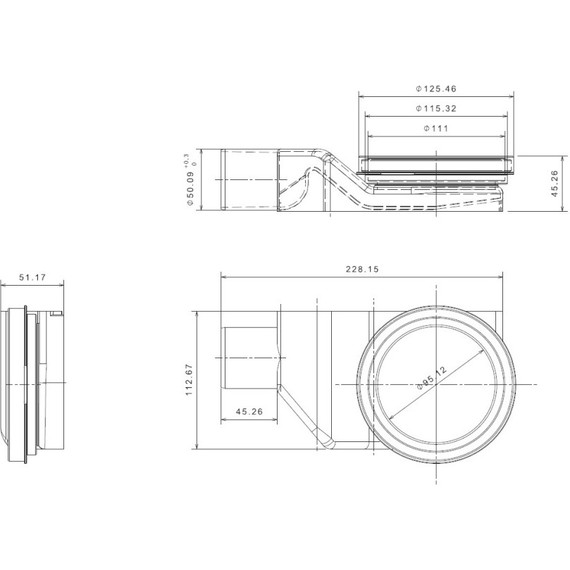 Трап Pestan (BETTOSERB) Confluo Premium Line 85 см 13100006, нержавеющая сталь (под плитку), Цвет производителя: хром, Размер трапа: 850 - фото 11