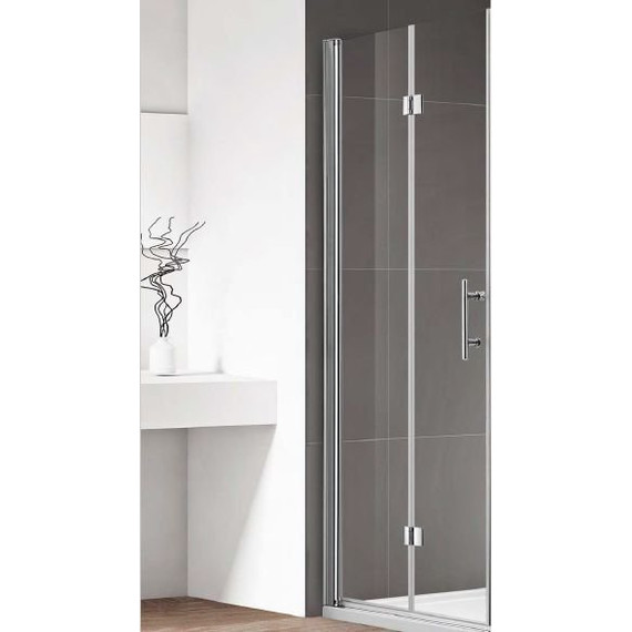 Душевая дверь Cezares 80 см ECO-O-BS-12-80-C-Cr, хром/прозрачное - фото 