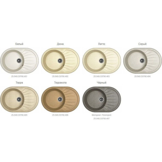 Кухонная мойка Dr.Gans Берта 760 25.040.C0760.405, терра - фото 2