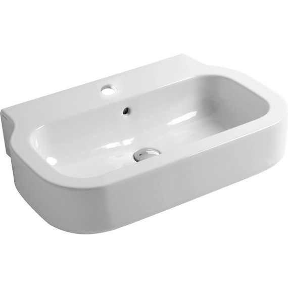 Раковина подвесная Azzurra Glaze 60 см GLZ260M/SOSP bi*1 - фото 