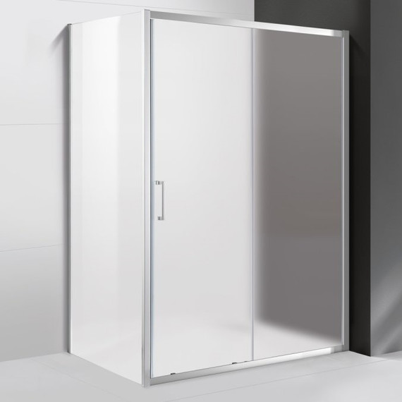 Душевое ограждение Cezares 150х90 см MOLVENO-AH-11-150/90-P-Cr, хром/матовое - фото 