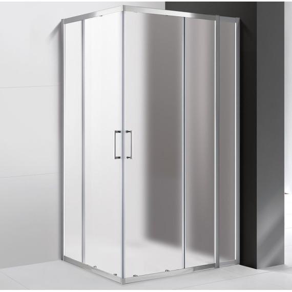Душевое ограждение Cezares 120х100 см MOLVENO-AH-21-100+20-P-Cr, хром/матовое - фото 