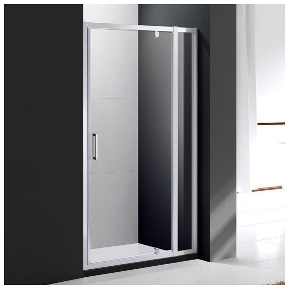 Душевая дверь Cezares 120 см MOLVENO-BA-11-100+20-C-Cr-IV, хром/прозрачное - фото 