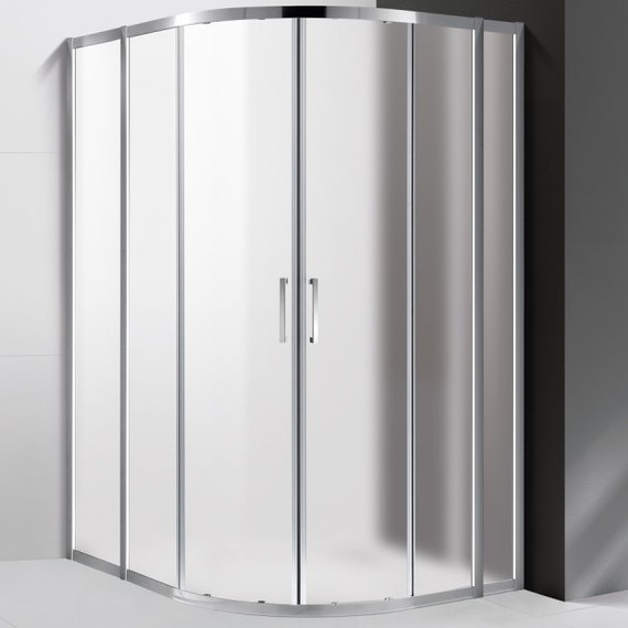 Душевое ограждение Cezares 110х100 см MOLVENO-RH-22-110/100-P-Cr, хром/матовое - фото 