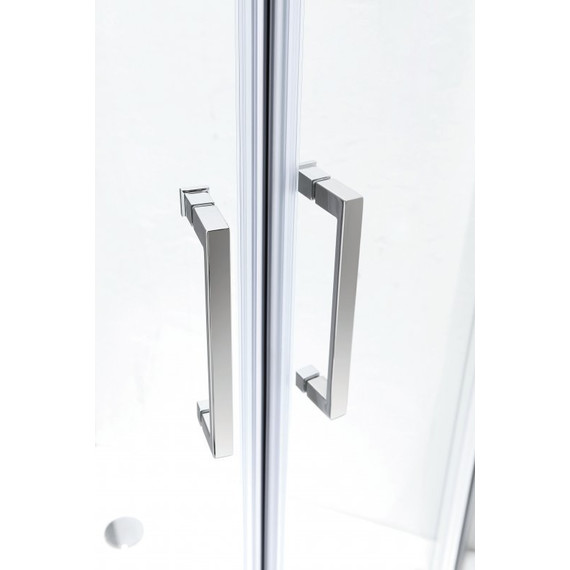 Душевое ограждение Cezares 120х110 см MOLVENO-RH-22-120/110-C-Cr-IV, хром/прозрачное - фото 2