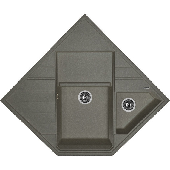 Кухонная мойка Florentina Бомбей 20.375.J0900.102, чёрный - фото 