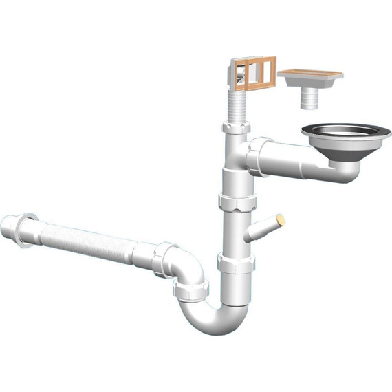 Кухонная мойка Florentina Комби 650 21.390.B0650.201, жасмин, Цвет производителя: жасмин - фото 3