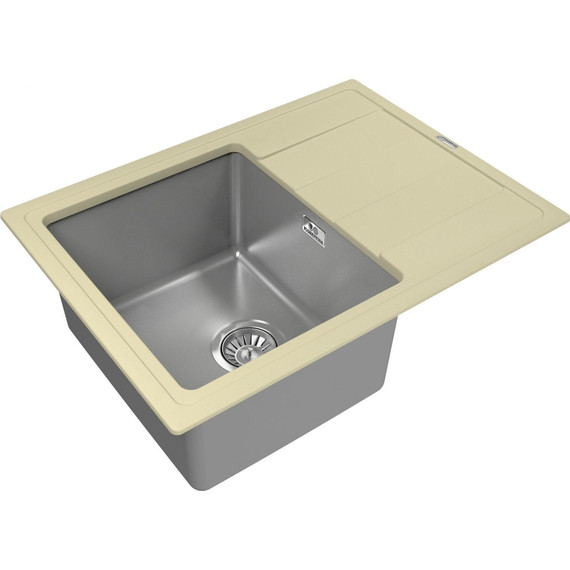 Кухонная мойка Florentina Комби 650 21.390.B0650.202, шампань, Цвет производителя: шампань - фото 2
