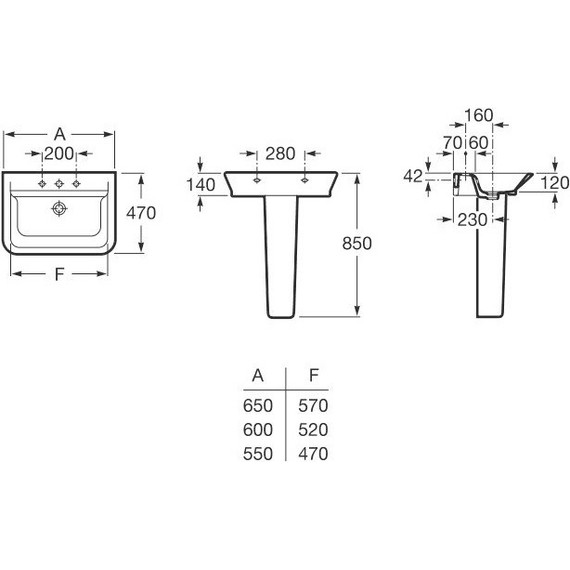 Пьедестал Roca Gap 337470000 - фото 3