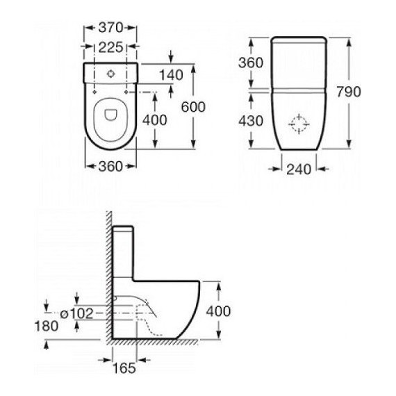 Унитаз-компакт Roca Meridian New 342248000 - фото 4