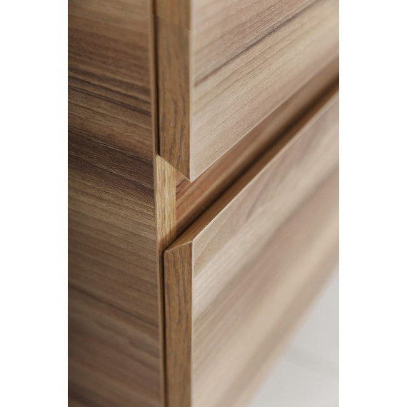 Тумба подвесная с раковиной Cezares Molveno 46-100-2C-SO-NN 100 см, Noce Nature - фото 4