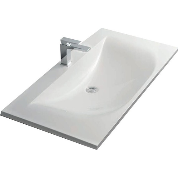 Тумба подвесная с раковиной Cezares MOLVENO-100-2C-SO-NR 100 см, Nero - фото 7