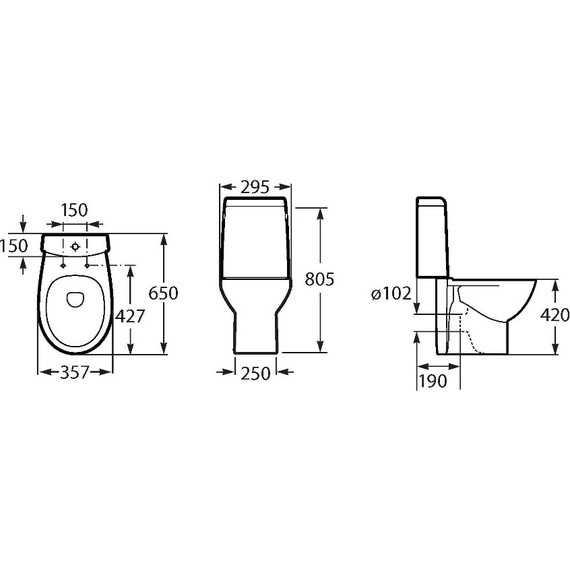 Унитаз-компакт ROCA VICTORIA NORD 342ND7000 - фото 4