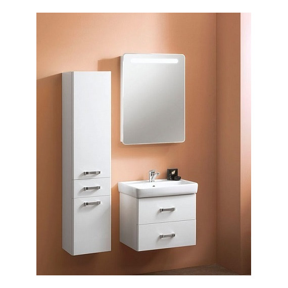 Тумба подвесная с раковиной Акватон Америна 60 см 1A1354K1AM010, белый - фото 6