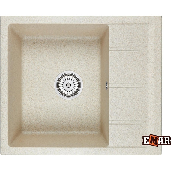 Кухонная мойка Emar EMQ-1580.Q, берилл, Цвет производителя: берилл - фото 