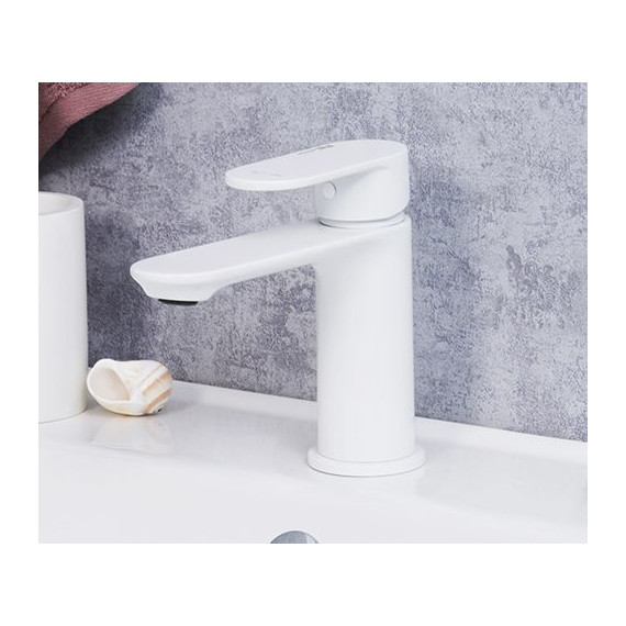 Смеситель для раковины WasserKraft Mindel 8503, белый - фото 4