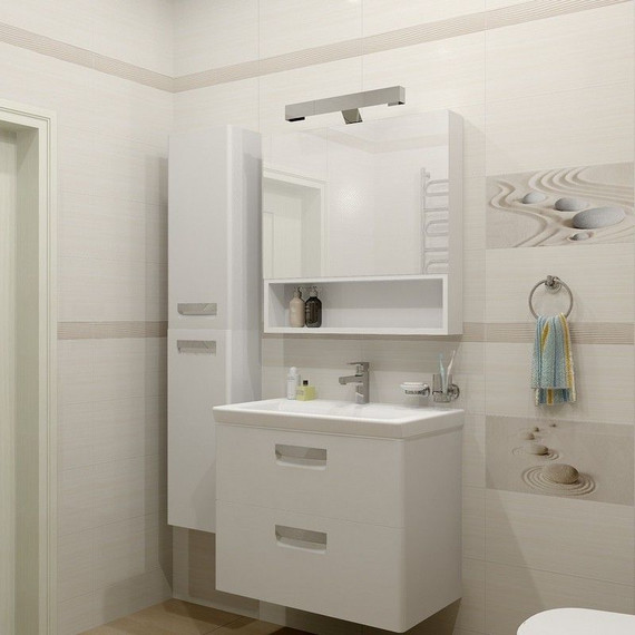 Пенал подвесной ROCA The GAP 35 см правый ZRU9302738, белый - фото 6