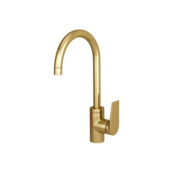 Смеситель для кухни WasserKraft Aisch 5507, золото - фото 