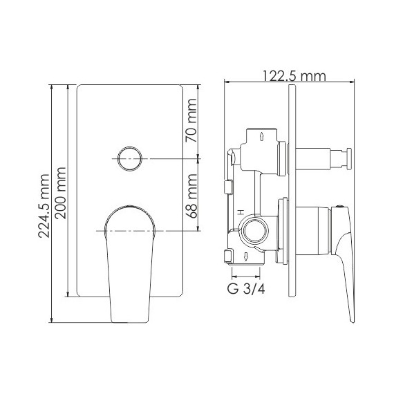 Смеситель для ванны WasserKraft Aisch 5561, золото - фото 5