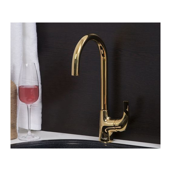 Смеситель для кухни WasserKraft Sauer 7107, золото - фото 5