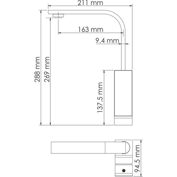 Смеситель для кухни WasserKraft Abens 2007, черный - фото 8
