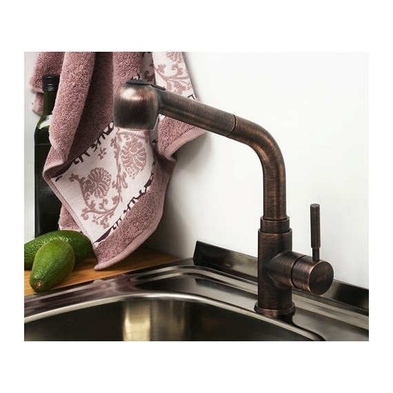 Смеситель для кухни WasserKraft A8247, темная бронза - фото 2