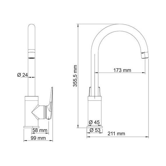 Смеситель для кухни WasserKraft Lopau 3207 - фото 5
