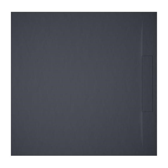 Акриловый поддон Riho Isola DR10 80х80 см D007002080 антрацит - фото 