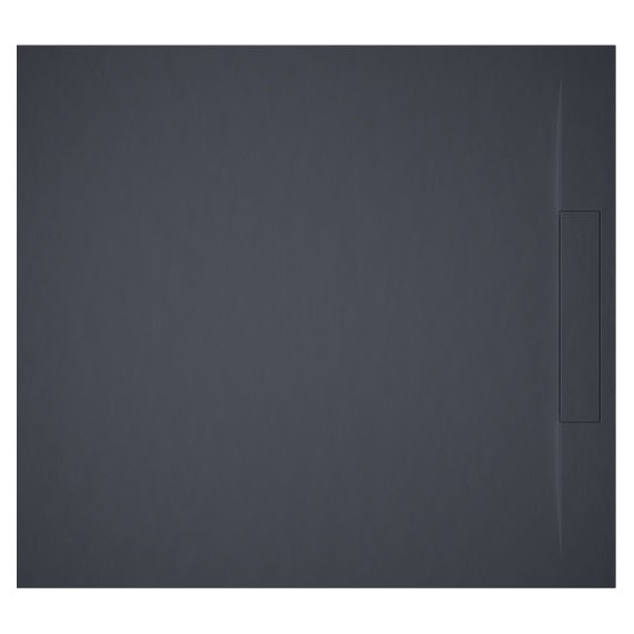 Акриловый поддон Riho Isola DR14 100х80 см D007006080 антрацит - фото 