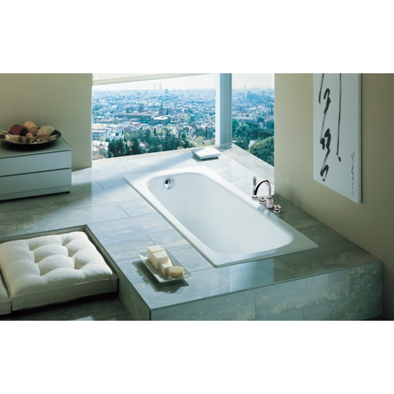 Ванна чугунная Roca Continental 170x70 см 21291100R с антискользящим покрытием - фото 2