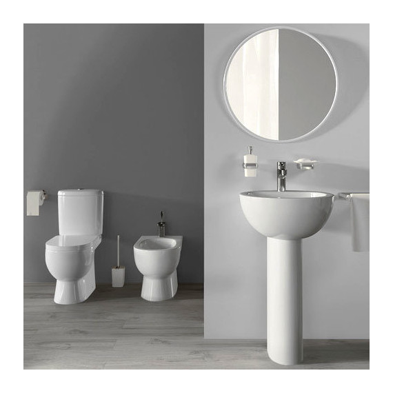 Унитаз-компакт Sanita Luxe Art Luxe WC.CC/Art/2-DM/WHT.G/S1 с крышкой микролифт - фото 5