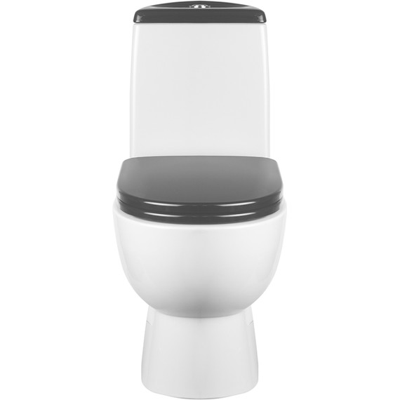 Унитаз-компакт Sanita Luxe Best Luxe WC.CC/Best/2-DM/BLK.G/S1 с крышкой микролифт (цвет чёрный) - фото 4