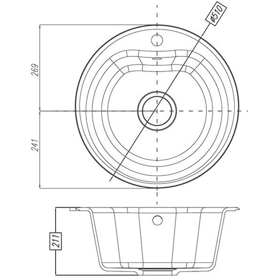 Кухонная мойка Акватон Мида 1A712732MD270, терракот, Цвет производителя: терракот - фото 4
