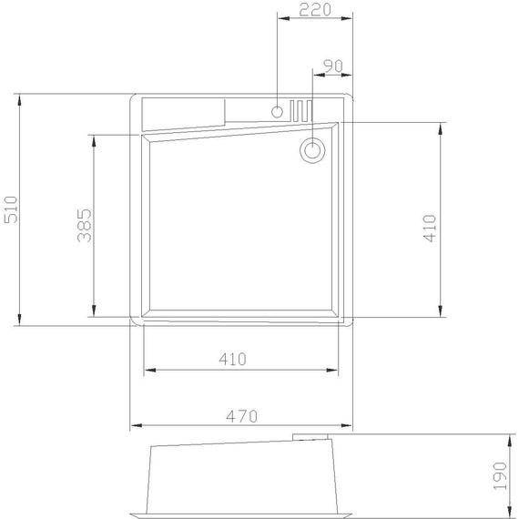 Кухонная мойка Акватон Парма 1A713032PM280, кофе, Цвет производителя: кофе - фото 4