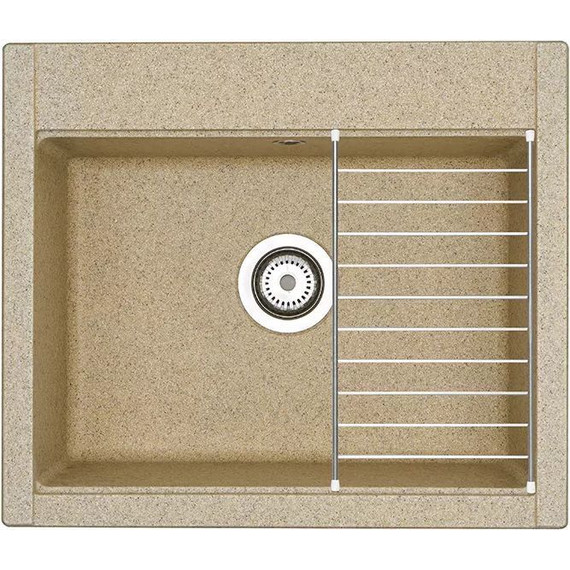 Кухонная мойка Акватон Делия 1A715232LD220, песочный, Цвет производителя: песочный - фото 2