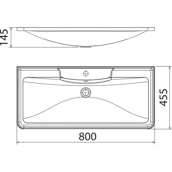 Тумба подвесная с раковиной BelBagno ACQUA-800-2C-SO-RVB 80 см, Rovere Vintage Bianco, Цвет фасада: Rovere Vintage Bianco - фото 6