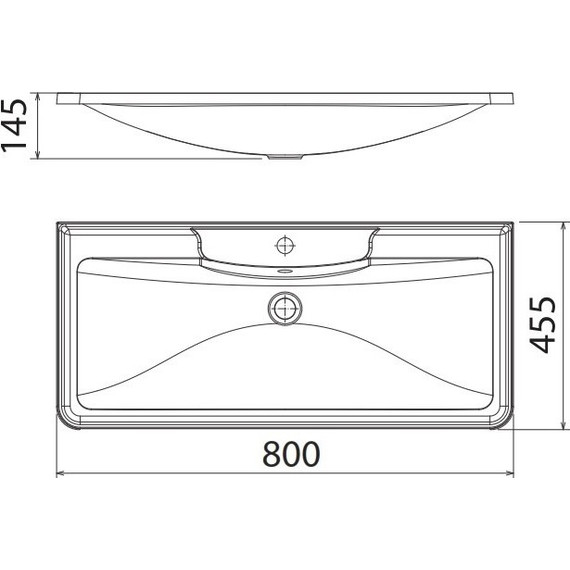 Тумба подвесная с раковиной BelBagno ALBANO-800-2C-SO-CVG 80 см, Cemento Verona Grigio, Цвет фасада: Cemento Verona Grigio - фото 4