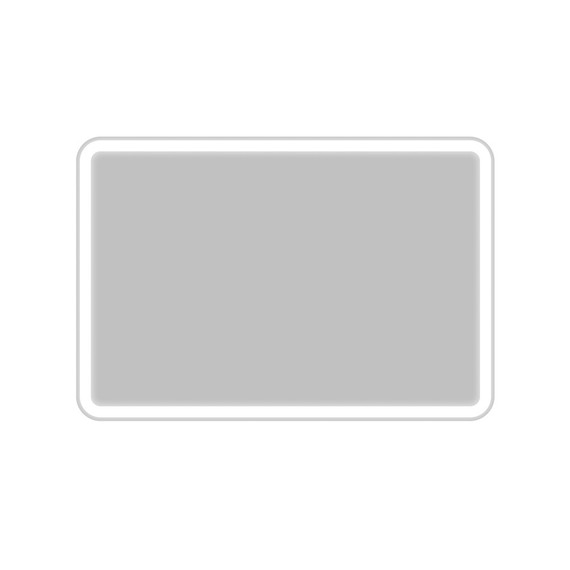 Зеркало BelBagno SPC-MAR-900-600-LED-BTN 90 см - фото 