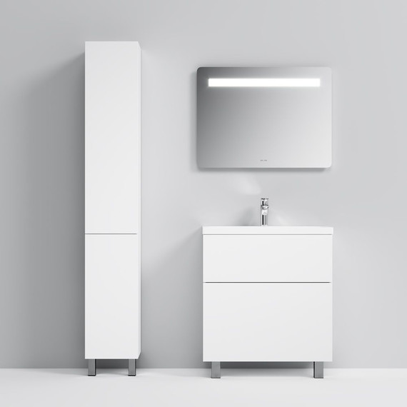 Тумба напольная с раковиной AM.PM Gem 75 см M90FSX07522WG32, белый, Цвет фасада: белый - фото 2