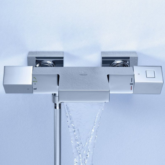 Смеситель для ванны с термостатом Grohe Grohtherm Cube 34497000 - фото 4
