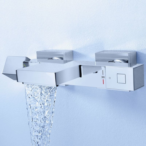 Смеситель для ванны с термостатом Grohe Grohtherm Cube 34497000 - фото 5