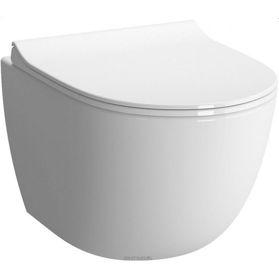 Унитаз подвесной Vitra Sento Rim-ex 7748B003-0075, Цвет производителя: белый - фото 