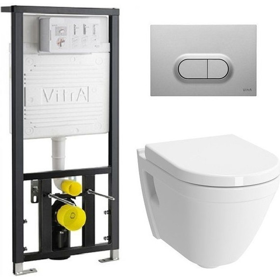 Инсталляция с подвесным унитазом Vitra S50 5 в 1 9003B003-7201 - фото 