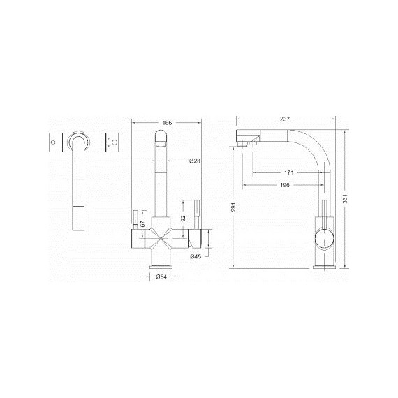 Смеситель для кухни Bravat Palace F729261CP-RUS - фото 5