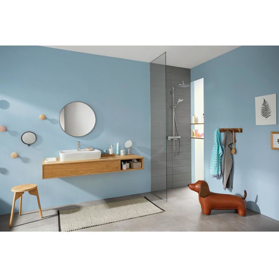 Душевая стойка с термостатом Hansgrohe Croma E Showerpipe 280 1jet 27630000 - фото 6